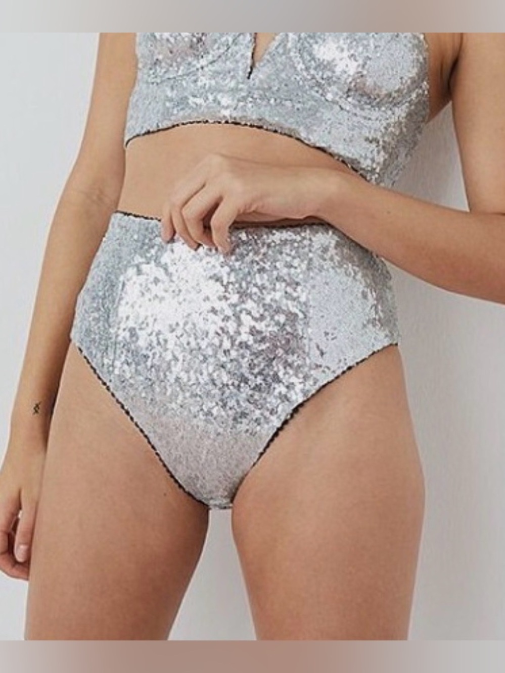 FOR LOVE & LEMONS GLIMMER HR Panty XXS